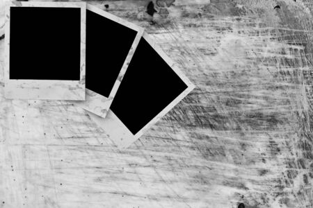 Blank photo old monochrome grunge background texture
の写真素材