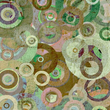  grunge circles on the wall, abstract background

の写真素材