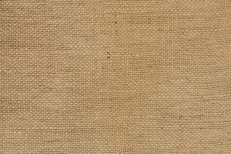 Close-up of natural burlap hessian sackingの写真素材