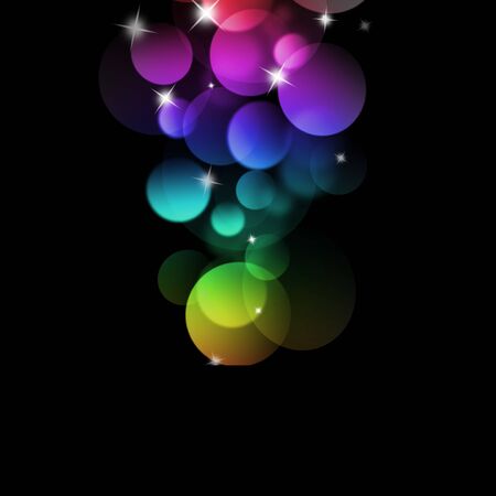 blurred colored lights holiday illumination backgroundの写真素材