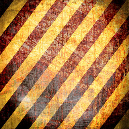 Warning Background Texture With Common Black and Yellow Stripesの写真素材