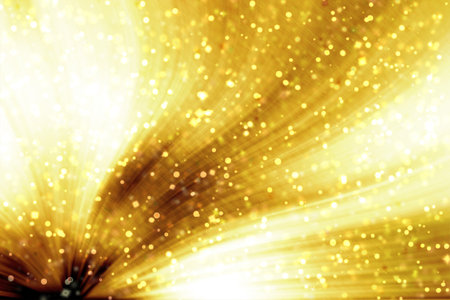 golden grunge background, raster illustrationの写真素材