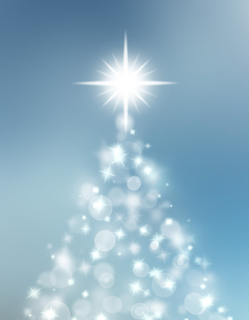 Shiny Christmas Tree, abstract background.の写真素材