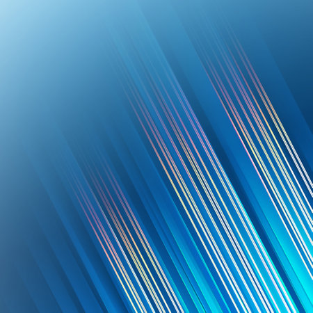 blue stripes on a diagonal, abstract backgroundの写真素材