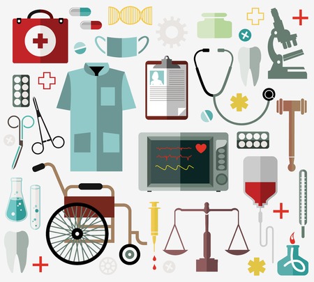 Medical Icons Backgroundのイラスト素材