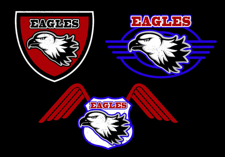 Eagle mascot  for sport teamsのイラスト素材