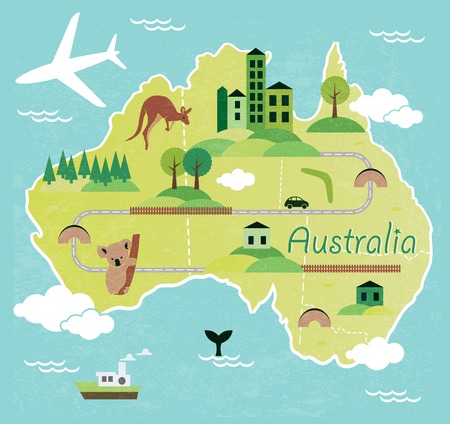 Australiaのイラスト素材