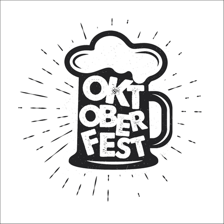 Oktoberfest lettering.のイラスト素材