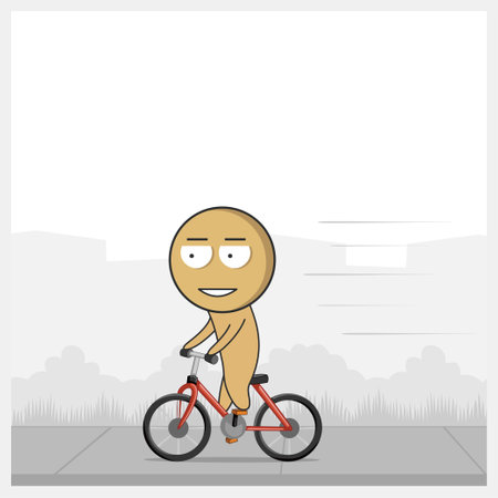 Bicyclingのイラスト素材