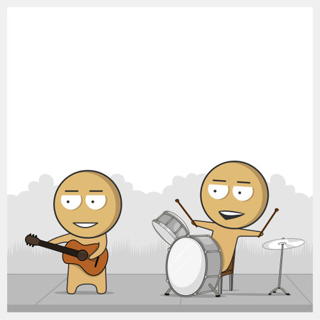 rock band concertのイラスト素材