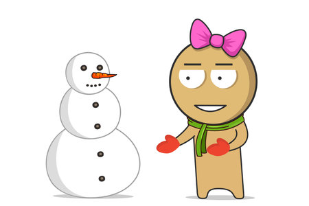 Winter holidaysのイラスト素材