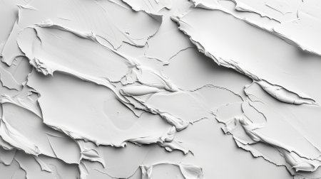 White Oil Paint Texture Closeupの素材