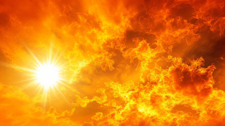 A hot day in summerの素材