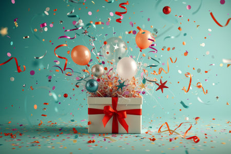 Colorful Birthday Celebrationの素材