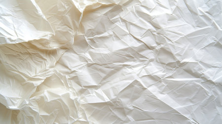 White crumpled paper texture backgroundの素材