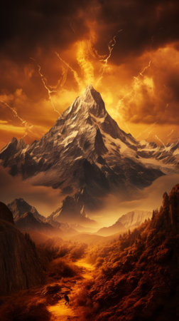 Volcanic eruption in Icelandの素材