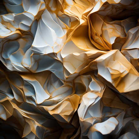 Gold and Silver Fabric Creasesの素材