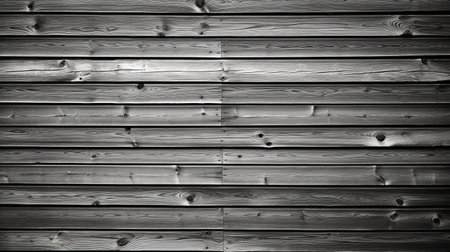 Black and white wooden fence planks backgroundの素材