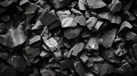 black and grey rough stones texture backgroundの素材
