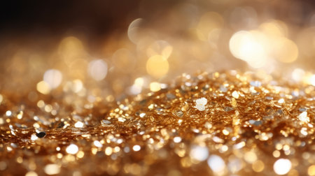 Photo for Golden Glitter Texture - Royalty Free Image