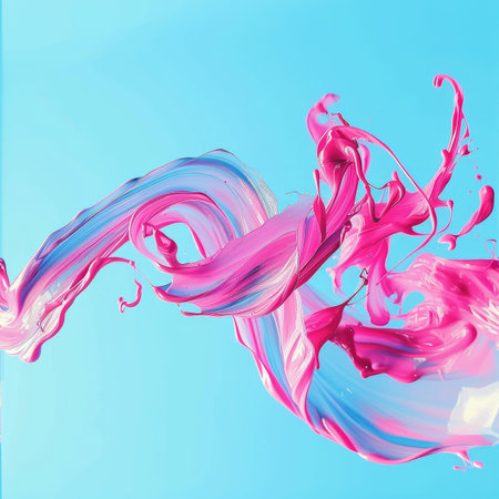 Colorful Paint Splashの素材