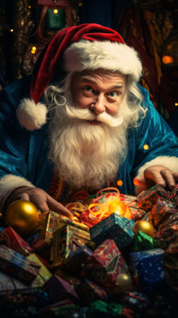 Santa Claus is coming to townの素材