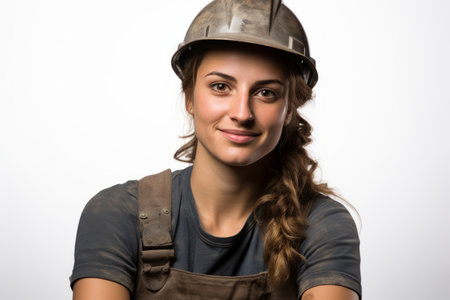 portrait of a female minerの素材