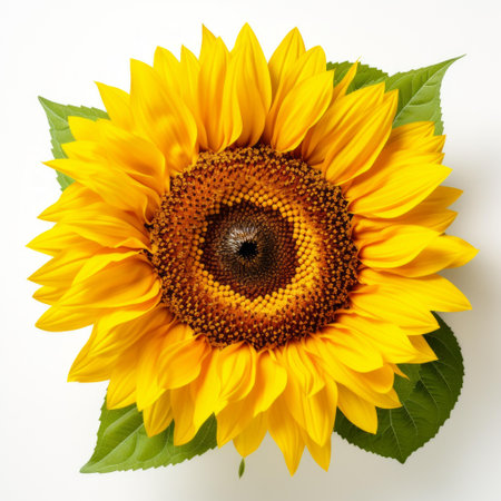 Sunflower in Full Bloom, Vibrant and Cheerfulの素材