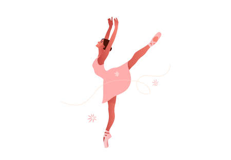Beauty of classic ballet flat vector setのイラスト素材