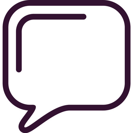 Speech Bubble Icon Line Art Vectorのイラスト素材