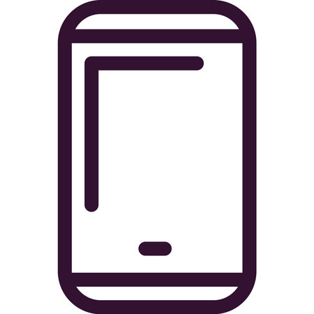 Smartphone Isolated Simple Icon Vectorのイラスト素材