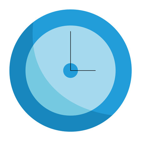 Classic and Timeless Wall Clock Vector Illustrationのイラスト素材