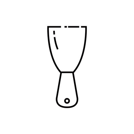 Minimalist Outline Scraper Tool Designのイラスト素材