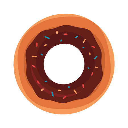 Colorful Bakery Donut Vector Designのイラスト素材