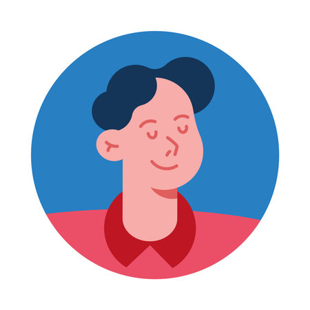 Flat Avatar Icon of Boy