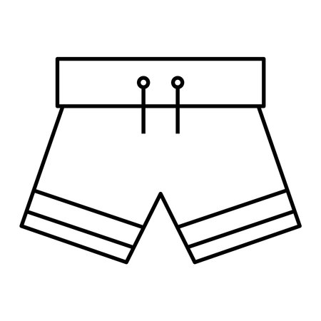 Flat Soccer Shorts Vector Collectionのイラスト素材