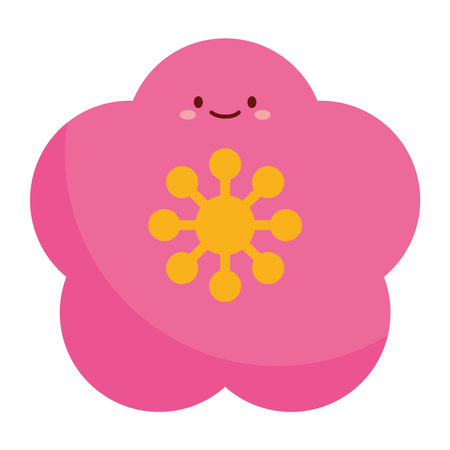 Chinese New Year Sakura Decorationのイラスト素材