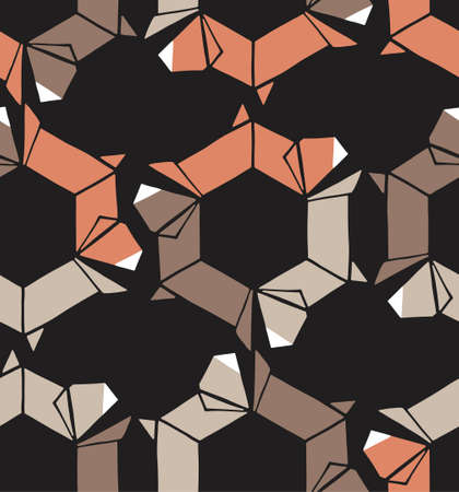Dog Origami Patternsのイラスト素材