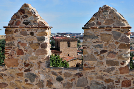 Views from the walls of Avila, Spainの写真素材