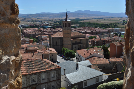 Views from the walls of Avila, Spainの写真素材