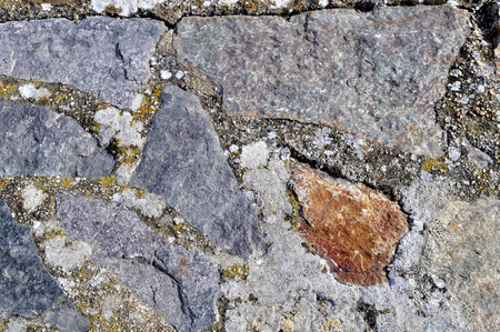 Stone wallの写真素材