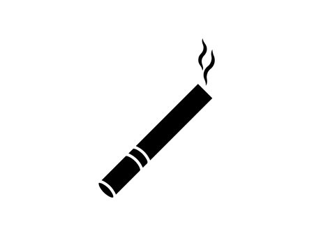 Cigarette icon vector illustration. Cigarette icon vector design templateのイラスト素材
