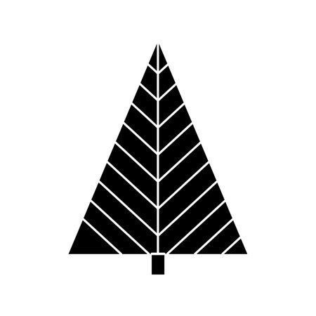 pine tree icon over white background. christmas season concept. vector illustrationのイラスト素材