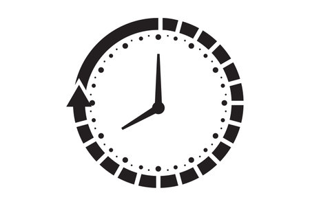 Clock icon vector. Clock icon vector. Clock icon vector. Clock icon vectorのイラスト素材