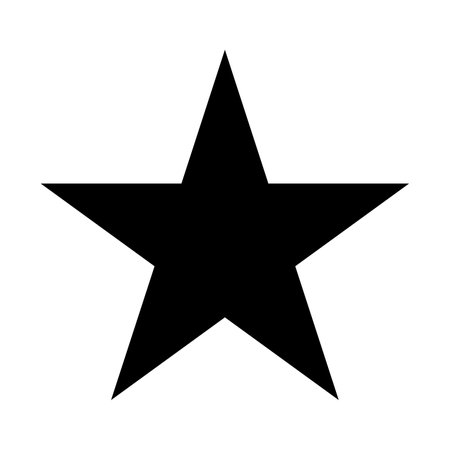 star icon on white background. star icon vector. star icon flatのイラスト素材