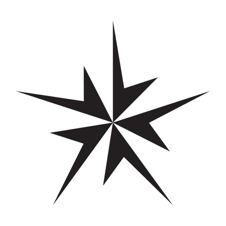 Star icon vector isolated on white background for your web and mobile app design, Star logo conceptのイラスト素材