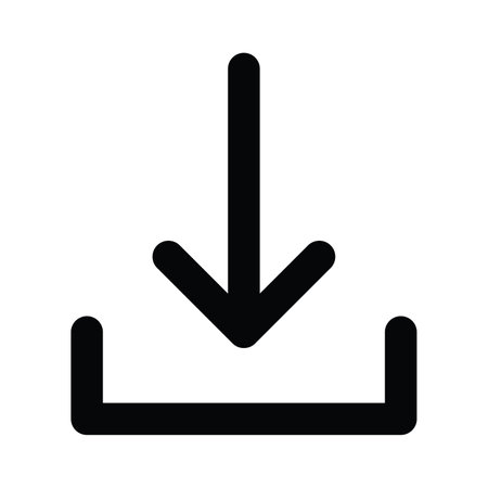 Download icon vector. Download symbol. Load sign. Load symbol.のイラスト素材