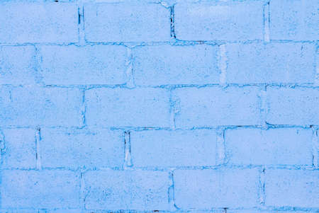 à¸ºà¸´Blue block brick wall for texture and background.