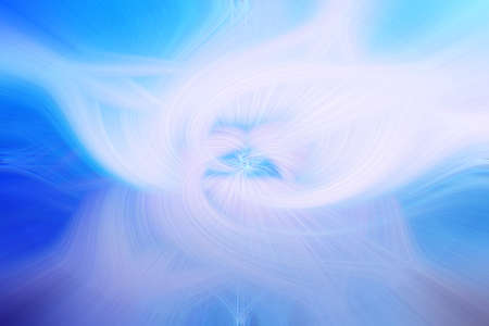 Abstract twisted light fibers effect background. Colorful liquid.の写真素材