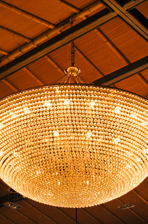 Crystal Pendant Lampの写真素材